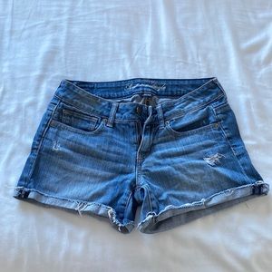 American Eagle blue denim short